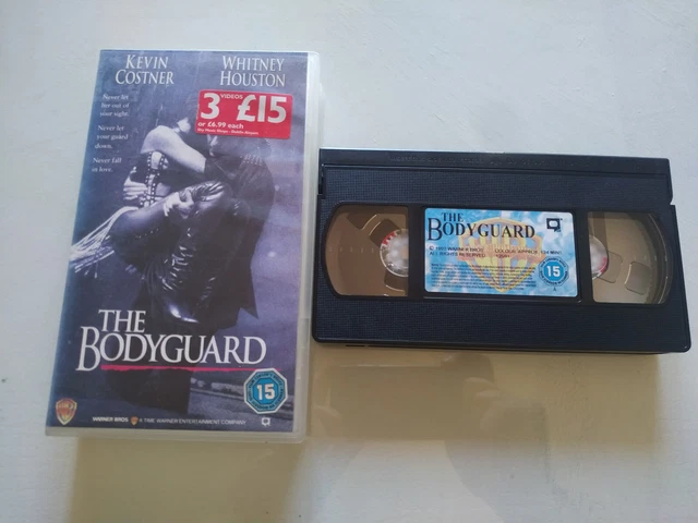 THE BODYGUARD KEVIN Costner Whitnay Houston - VHS Film Tape Anglais Am