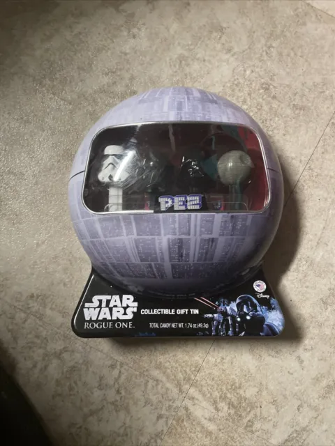 2016 Disney Star Wars: Rogue One: Pez Candy Collectible Gift Tin 4 Pez Included