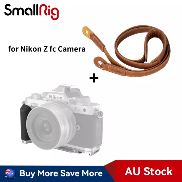 SmallRig L-Shape Grip/ Leather Camera Neck Strap for Nikon Z fc Camera
