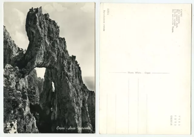 01301 - Capri - Arco Naturale - Echtfoto - alte Ansichtskarte