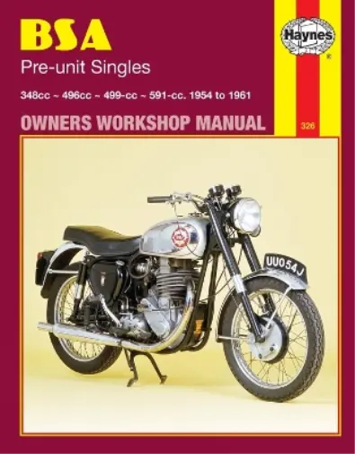 BSA Pre-unit Singles (54 - 61) Haynes Repair Manual (Paperback)