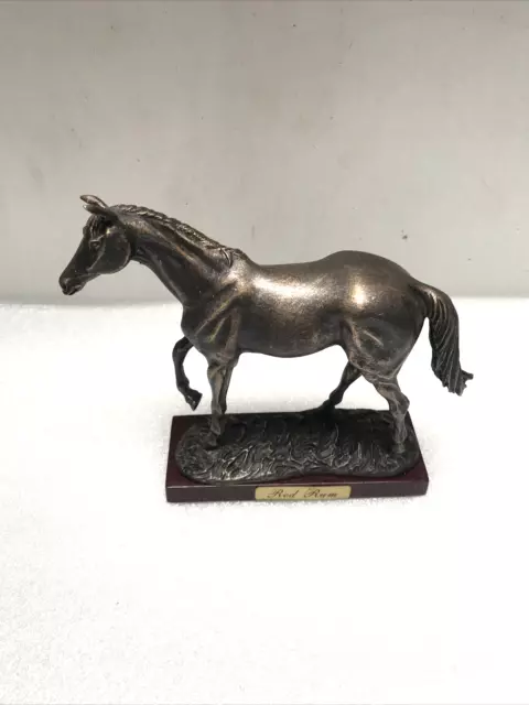 Vintage Atlas Editions  - Red Rum Race Horse Resin Cast Statuette Model