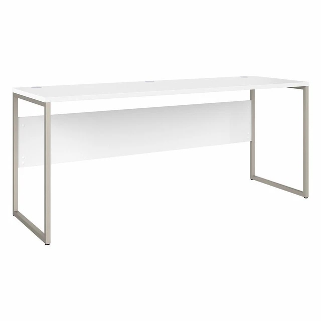 Bush Business Furniture Hybrid 72W x 24D Computer Table Desk with Metal Legs...
