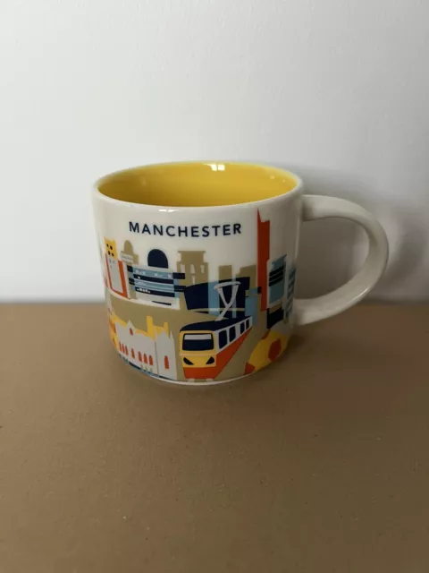 Starbucks Manchester You Are Here Collection Collectors Coffee Mug 414ml/14floz