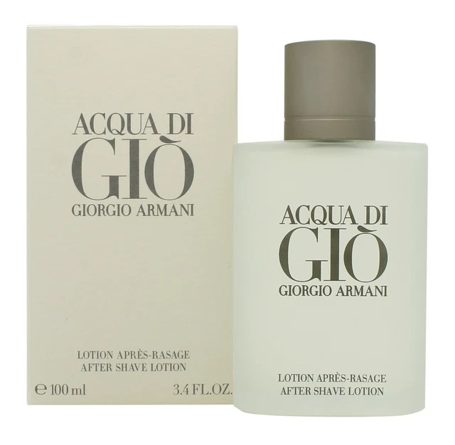 Giorgio Armani Acqua Di Gio 100Ml Aftershave Lotion Brand New & Sealed
