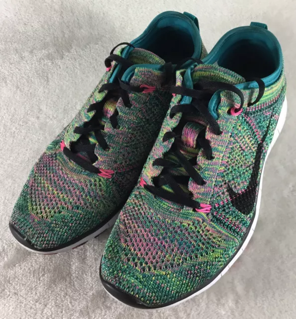 NIKE Free TR Flyknit Women’s Lightweight Running Shoes Multicolor Sneaker Sz 6.5