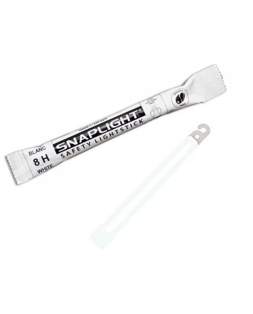Baton lumineux Cyalume - blanc - Boite de 100