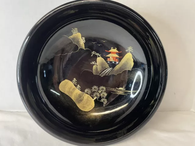 Aizu Inaoka Trading Company Black Lacquered Replacement Bowl