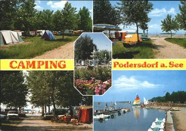 72016907 Podersdorf See Burgenland Camping am Neusiedlersee Podersdorf See Burge