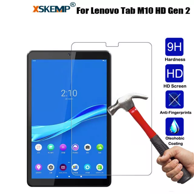 Lenovo Tab M10 HD Gen 2 Tempered Glass Screen Protector Protective Film Tablet