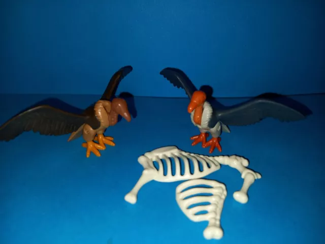 Playmobil 2x Geier mit Tierknochen Wüste Wildnis