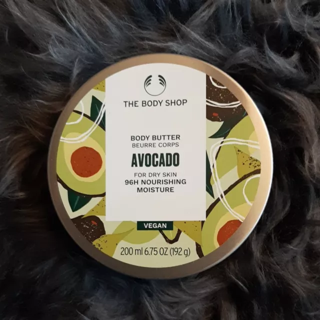 The Body Shop "Avocado"   Body Butter Körper Vegan 200 ml Neu!