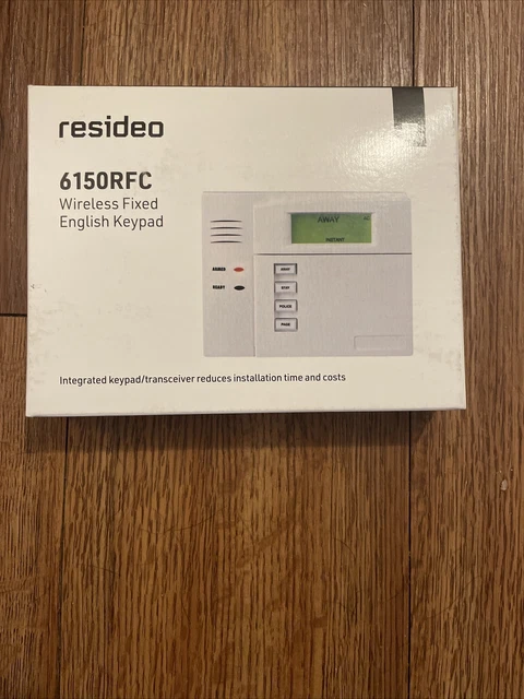 Resideo Display LCD Keypad Integrated Wireless Transceiver 6150RFC (English)