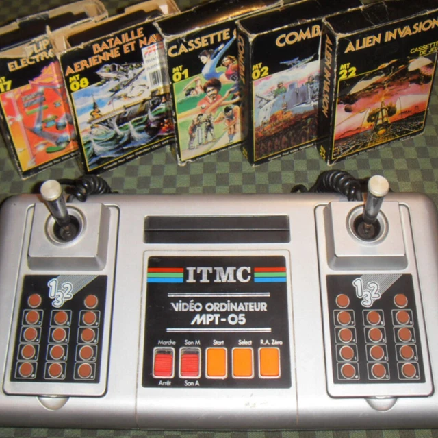 Cartouche De Jeu 60-en-1 (style Pong/Olympics) Pour Console ITMC MPT-05 - Occasion, Fonctionnelle