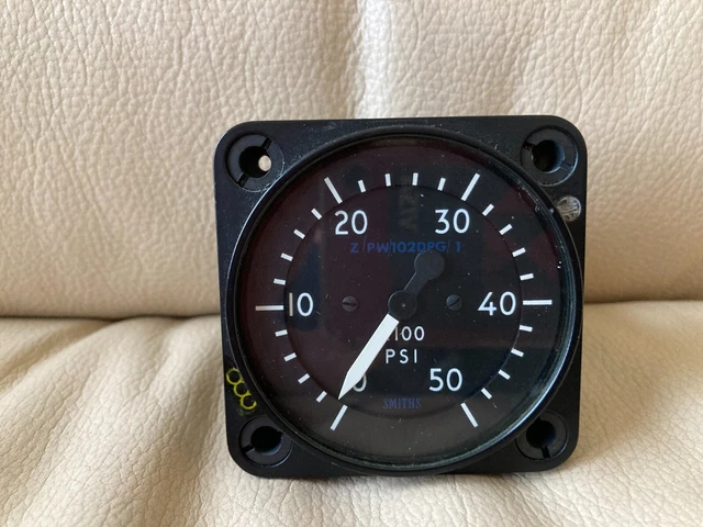 Smiths aircraft direct reading pressure gauge
