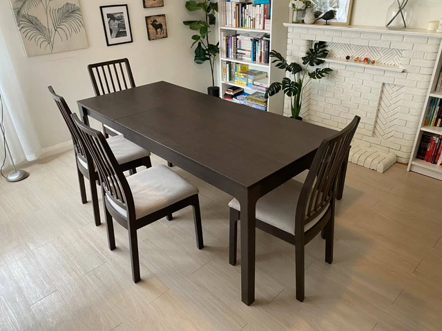 Ekedalen Extendable Table Dining Set Folding Dining Small Dining