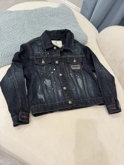 Phillip Plein Denim Jacket Kids 4 Years Authentic