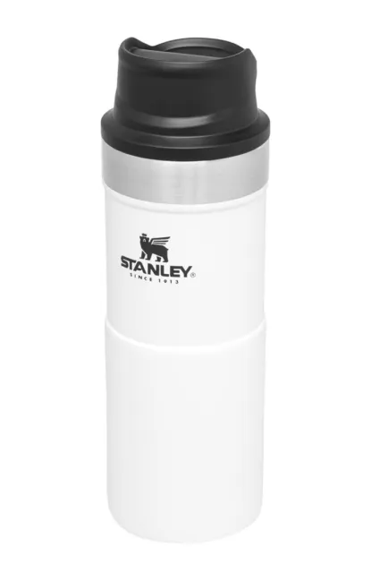 Stanley Classic Trigger Action Travel Mug 0.25L White