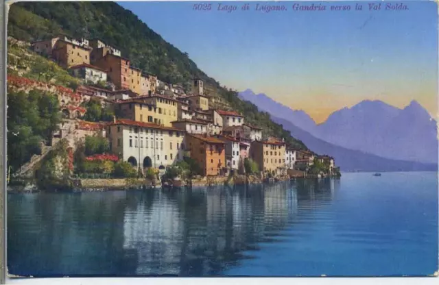 20031543 - Lago di Lugano, Gandria verso la Val Solda, Kant: Tessin, Schweiz.