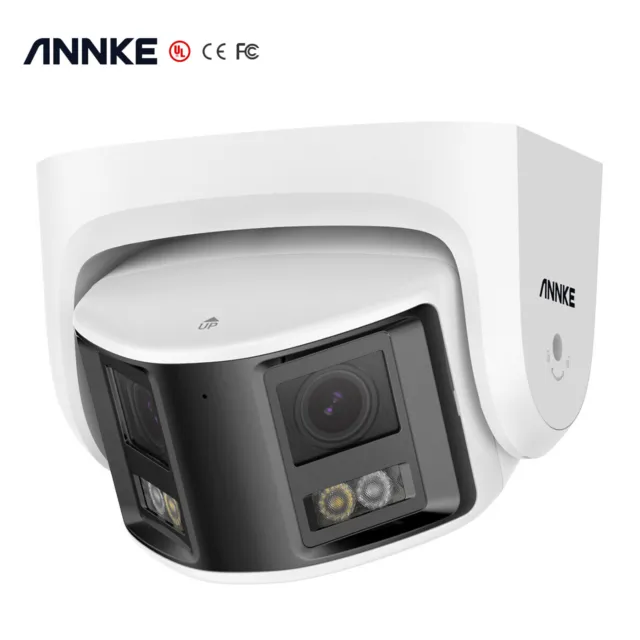 Telecamera di sorveglianza ANNKE 4K 8MP POE audio bidirezionale visione notturna a colori allarme audio