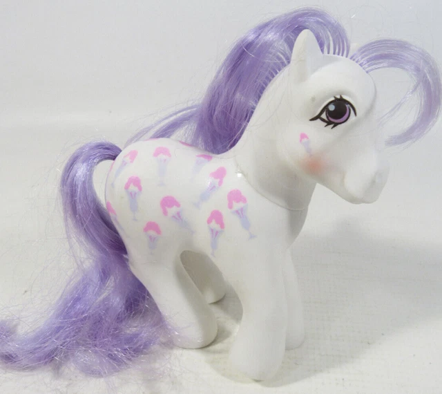 VINTAGE MY LITTLE Pony G1 Scoops 1987 Twice as Fancy Ponies MLP Ice
