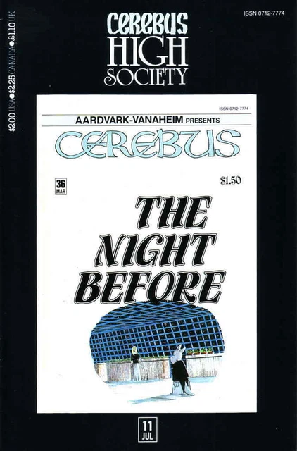 Cerebus High Society #11 FN; Aardvark-Vanaheim | 36 Dave Sim - we combine shippi