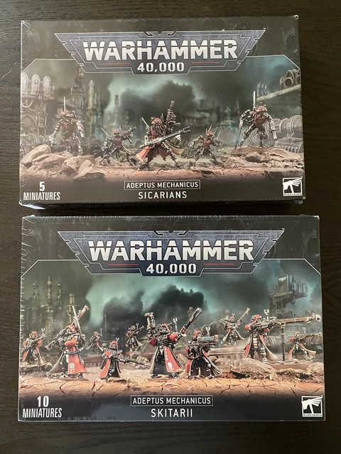 WARHAMMER 40K ADEPTUS Mechanicus Skitarii + pack Sicarian - neuf et ...
