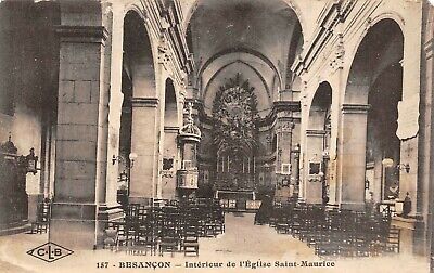 BESANCON - Intérieur de l'église Saint-Maurice