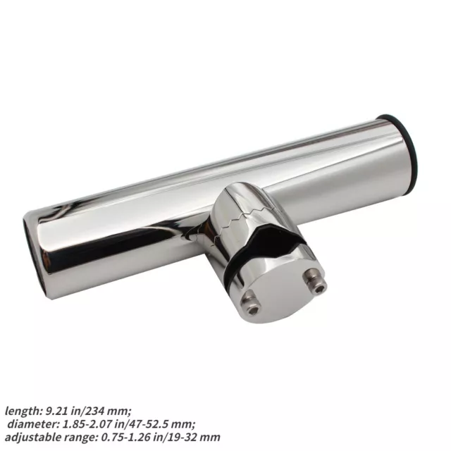 Acier Inoxydable Pêche Mât Ressort Support pour Rail 19-32mm Marine Matériel
