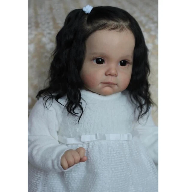 24" Toddler Girl Reborn Baby Dolls Beautiful Lifelike Infant Gift Doll + Clothes