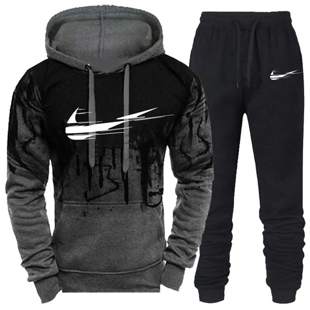 nuova tuta da uomo  felpa con cappuccio pantaloni NIKE 4