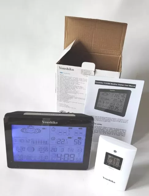 Weather Station with MSF Radio Control Clock ( UK Version )  indoor  / outdoor