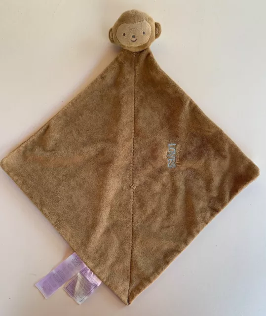 Carters Just One You Brown Monkey Mommy Loves Me 20” Plush Lovey Stuffed Animal