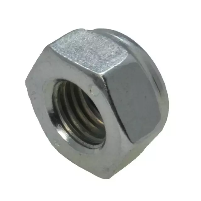 Pack Size 100 Zinc Plated Hex Nyloc M12 (12mm) 1.50p Metric Fine Insert Nut 2