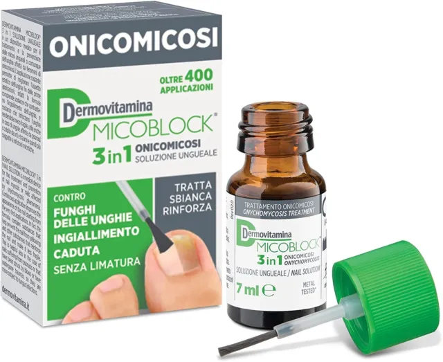 Dermovitamina Micoblock, Soluzione Ungueale 3in1 Onicomicosi