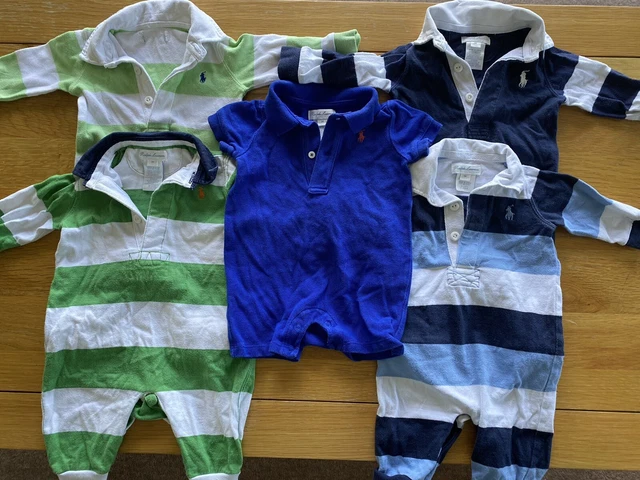 Polo Ralph Lauren Rugby Bundle 0-3 months Baby grow