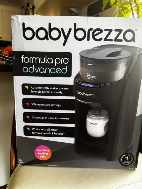 Baby Brezza FormulaPro Advanced Bottle Warmer& Formula Dispenser BLACK excellent