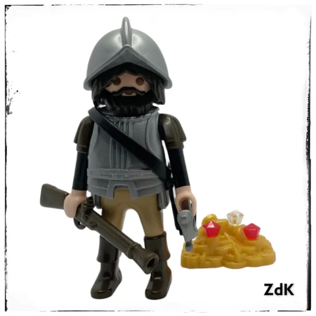 Playmobil Espagne - conquistador - aztèques - incas - trésor - custom #24