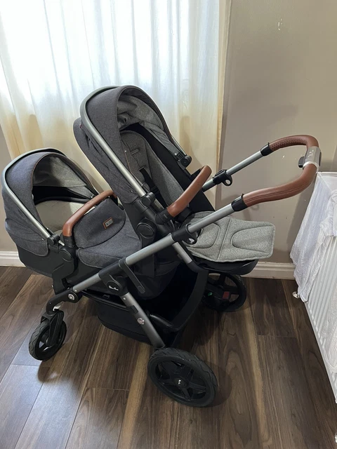 Silver Cross Wave Double Pram