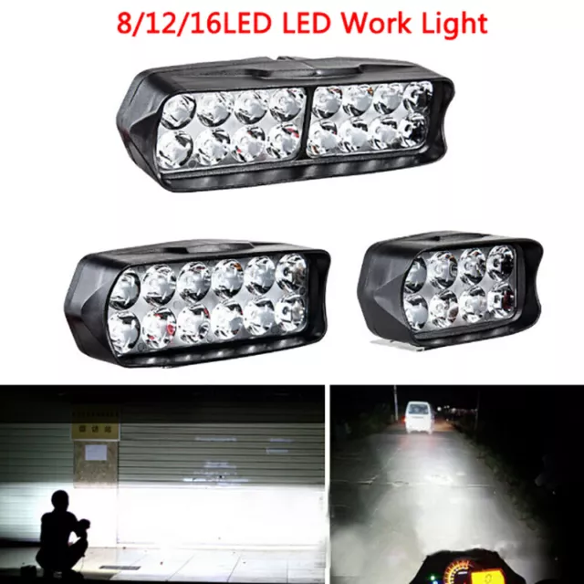 Barra luminosa da lavoro LED 12-24 W combo punto alluvione lampada guida auto camion fuoristrada 12.H7