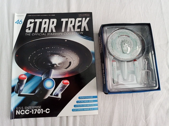 Eaglemoss Star Trek Collection #46 USS Enterprise NCC-1701-C & Magazine