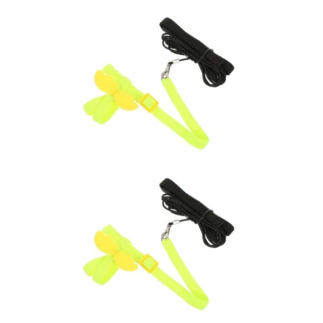 2pcs Pet Parrot Leash Kit Pet Bird Leash Bird Flying Harness Pet Bird Training T