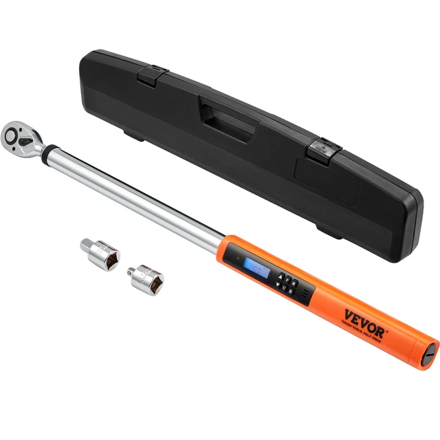 VEVOR DIGITAL TORQUE Wrench Adjustable Torque Wrench 1/2" Drive 25250