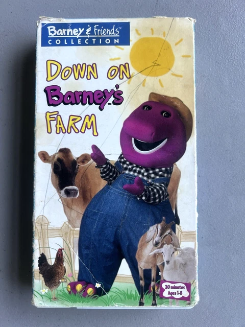 BARNEY & FRIENDS "Down On Barney's Farm" (VHS, 1992) Tested £12.46 ...