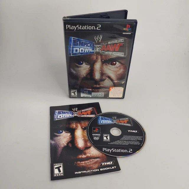 WWE SMACKDOWN VS. Raw (Sony PlayStation 2, 2004) PS2 No Manual