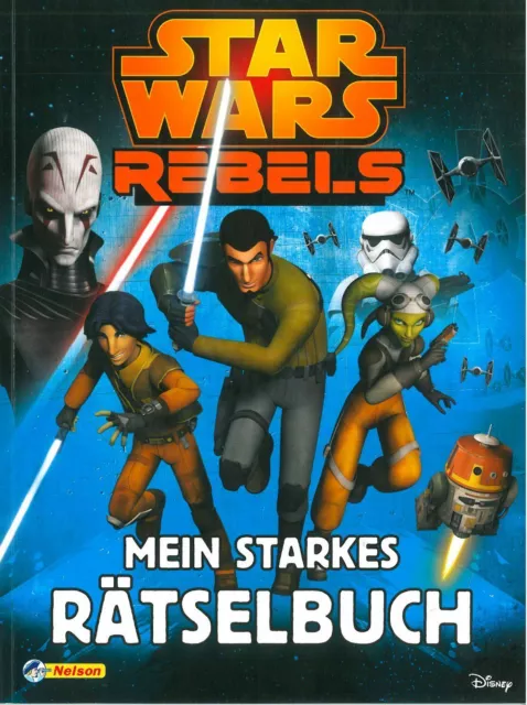 Malbuch Ausmalbuch Malheft Rätselbuch Multicolor Star Wars Rebels Nelson Disney