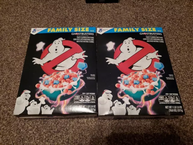 Ghostbusters Afterlife Cereal 2021 Movie Unopened General Mills 2 Boxes