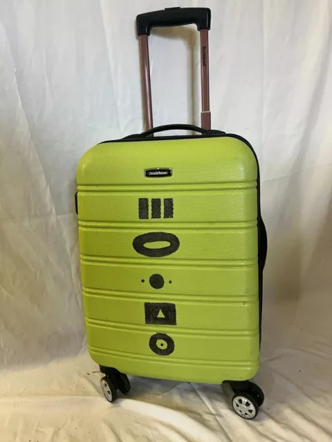 ROCKLAND Melbourne 20" Hard side Carry-On Spinner Luggage Expandable Luggage