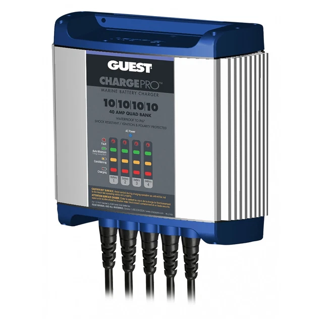 Marinco 2740A Guest ChargePro Battery Charger For 12V Flooded AGM Lead Acid Batt