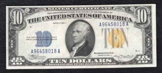 Fr. 2309 1934-A $10 Ten Dollars “North Africa” Silver Certificate Uncirculated